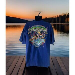 Stan’s 29 Annual Mullet Festival Florida Fishing Graphic Print Size 2XL T-shirt